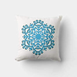 ドッグポースノーフレーク クッション