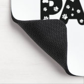 ドッグポーズカスタム文字 マウスパッド (コーナー)