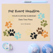 ドッグポーズキュームフライヤー チラシ (シングル)