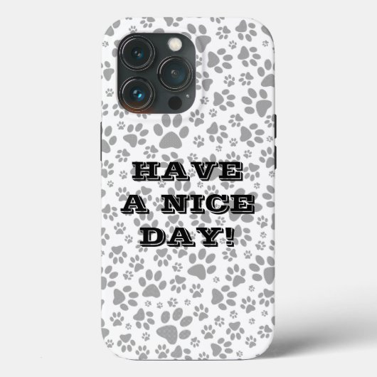 ドッグポーズブラックアンドホワイト水玉模様ケースメイトiPho Case-Mate iPhoneケース (裏面)