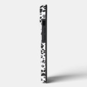 ドッグポーズブラックアンドホワイト水玉模様 Case-Mate iPhoneケース (裏面 / 左)