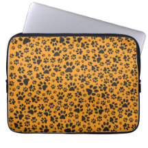 ドッグポーズブラック&ホワイト水玉模様オンダリアオレンジ