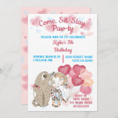 ドッグポーティ招待状 招待状 (正面/裏面)