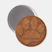 ドッグポーテラフェイクコッタプリント マグネット (正面/裏面)