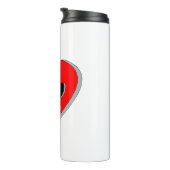 ドッグポーハートスケッチ タンブラー (回転右)