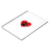 ドッグポーハートスケッチ ノートブック (左側)