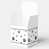 ドッグポービーフボックス白黒ポープリントボックス フェイバーボックス (オープン)