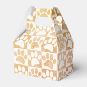 ドッグポープリントの正方形ヴィンテージパターカスタムン フェイバーボックス (裏面サイド)