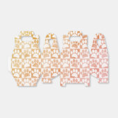 ドッグポープリントの正方形ヴィンテージパターカスタムン フェイバーボックス (折り畳みなし)