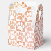 ドッグポープリントの正方形ヴィンテージパターカスタムン フェイバーボックス (オープン)