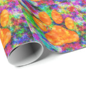 ドッグポープリントウォーター色 ラッピングペーパー (ロールコーナー)