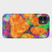 ドッグポープリントウォーター色 Case-Mate iPhoneケース (裏面(横))