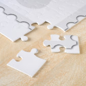 ドッグポープリントカットアウト ジグソーパズル (側面)