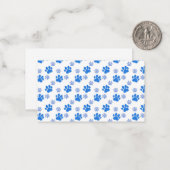 ドッグポープリントシンプル動物愛好家かわいい子犬 ノートカード (正面/裏面インサイチュ)