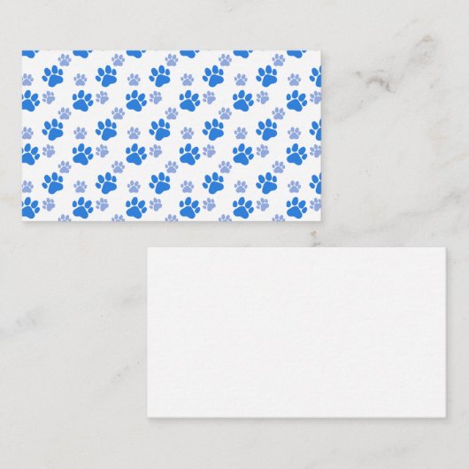 ドッグポープリントシンプル動物愛好家かわいい子犬 ノートカード (正面/裏面)