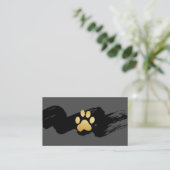 ドッグポープリントブラシ 名刺 (スタンド正面)