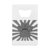 ドッグポープリントマンガスタイル クレジットカード栓抜き (裏面)