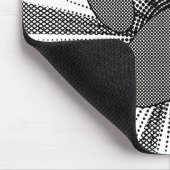 ドッグポープリントマンガスタイル マウスパッド (コーナー)