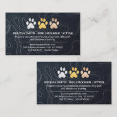 ドッグポープリントロゴ 名刺 (正面/裏面)