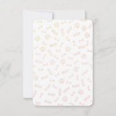 ドッグポープリント及びカスタム文字 サンキューカード (裏面)