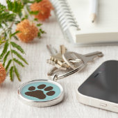 ドッグポープリント キーホルダー (側面)