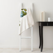 ドッグポープリント – 熱帯のヤシ シェルパブランケット (インサイチュ)