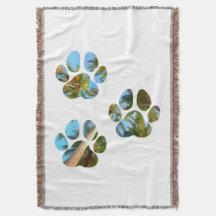 ドッグポープリント – 熱帯のヤシ