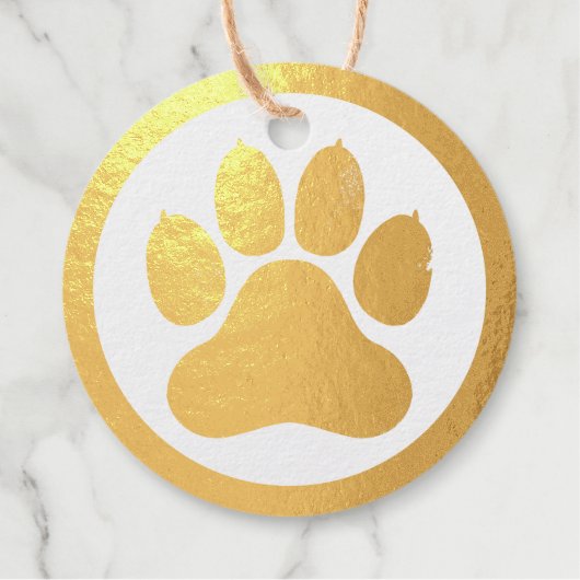 ドッグポーペットビジネスロゴ フェイバータグ (正面)