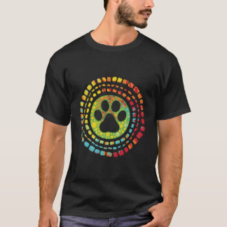 ドッグポー国際的ドドットデイガールズボーイズメンズカラー Tシャツ