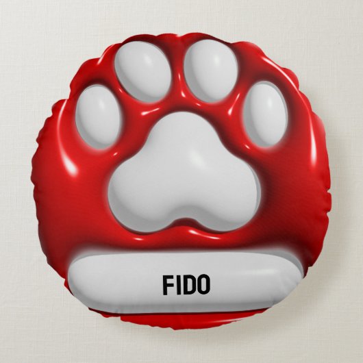 ドッグポー ラウンドクッション (正面)