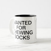 ドッグマグショットマグ ツートーンマグカップ (正面左)