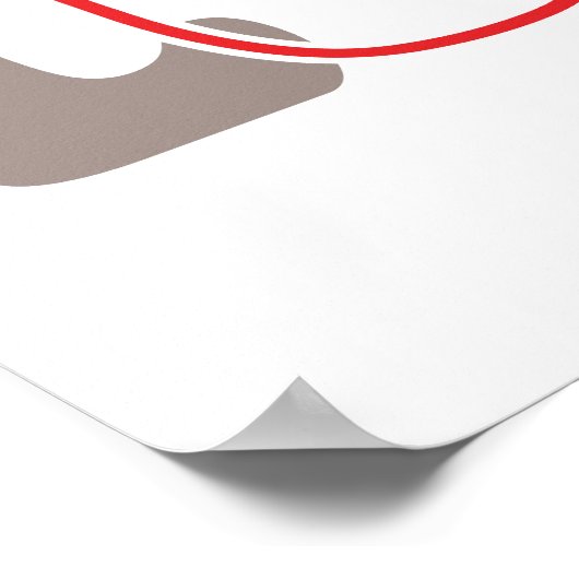 ドッグマザーコーヒー愛好家 ポスター (角)