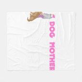 ドッグマザー登山恋人 フリースブランケット (正面(横))