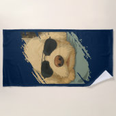 ドッグマックスビーチタオル ビーチタオル (正面)