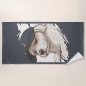 ドッグマックスビーチタオル ビーチタオル (正面)