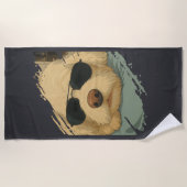 ドッグマックスビーチタオル ビーチタオル (正面)