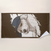 ドッグマックスビーチタオル ビーチタオル (正面)