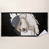 ドッグマックスビーチタオル ビーチタオル (正面)