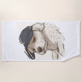 ドッグマックスビーチタオル ビーチタオル (正面)