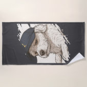 ドッグマックスビーチタオル ビーチタオル (正面)