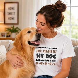 ドッグママになった瞬間 母の日ギフト Tシャツ
