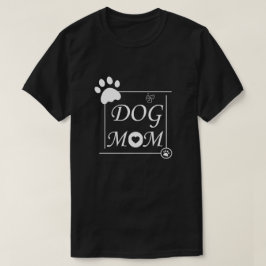 ドッグママの服、犬のママのTシャツ、ドッグマムTシャツ Tシャツ