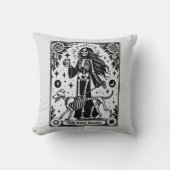 ドッグママタロットテーマ両面 クッション (正面)