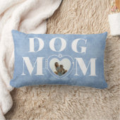 ドッグママハートロケットパーソナライズされた装飾用クッション ランバークッション (ブランケット)