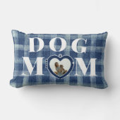 ドッグママハートロケットパーソナライズされた装飾用クッション ランバークッション (正面)