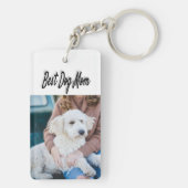 ドッグママフォトブラック文字 キーホルダー (裏面)