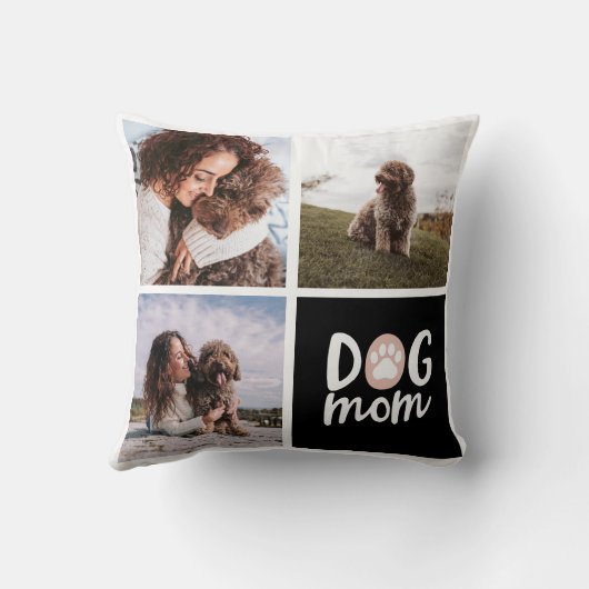 ドッグママペットフォト装飾用クッション クッション (裏面)