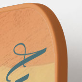 ドッグママレトログルーヴィパーソナライズされた ピックルボールラケット (左詳細)