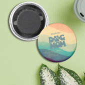 ドッグママレトログルーヴィパーソナライズされた マグネット