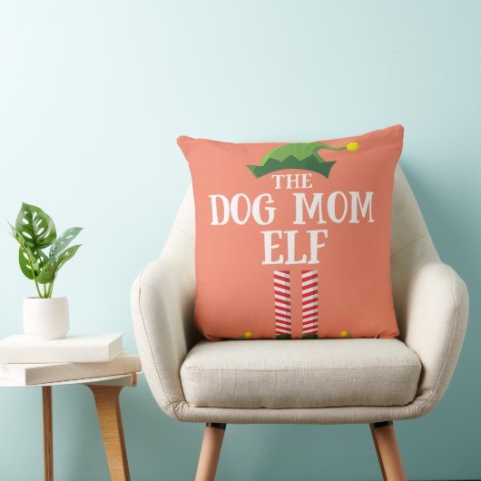 ドッグママ小妖精や小人マッチングファミリーグループクリスマスパーティー クッション (椅子)